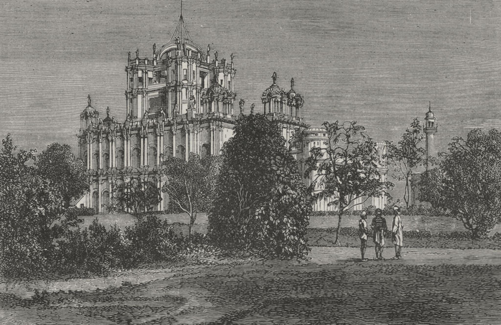 LUCKNOW. The Martiniere, Lucknow 1882 old antique vintage print picture